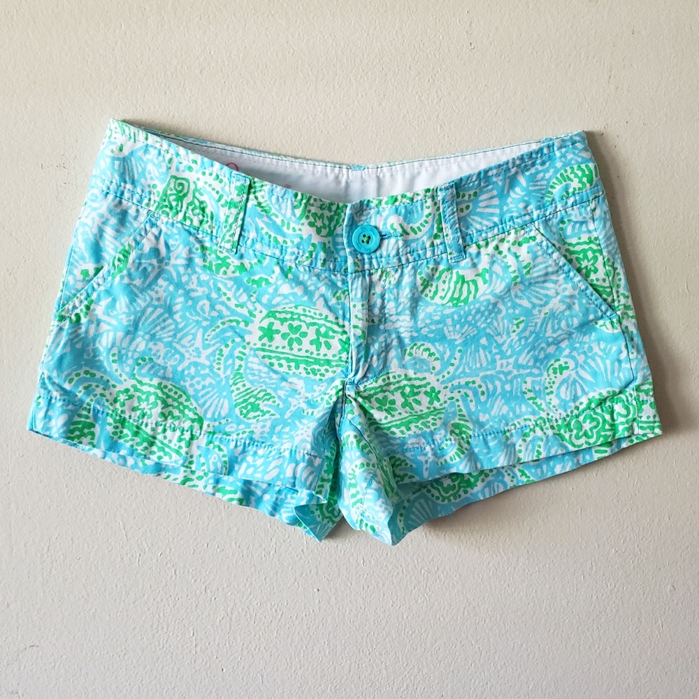 Lilly Pulitzer Walsh Shorts Get Crackin' Size 00